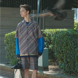 カラー(kolor)のKolor 20ss スウェット　新品　タグ付　ブルー　sacai(スウェット)