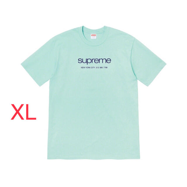 Supreme Shop Tee ティファニーカラー XL