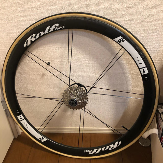 SHIMANO(シマノ)の一週間限定価格　Rolf TDF4SL カーボンホイール　チューブラー スポーツ/アウトドアの自転車(パーツ)の商品写真