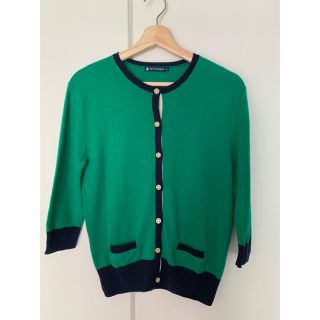 プチバトー(PETIT BATEAU)の【PETIT BATEAU】配色ニットカーディガン(カーディガン)