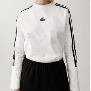 マウジー(moussy)のadidasコラボTシャツ(Tシャツ(長袖/七分))