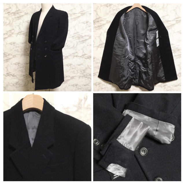 美品】SHAREEF シャリーフ カシミヤ混 チェスターコート メンズ www