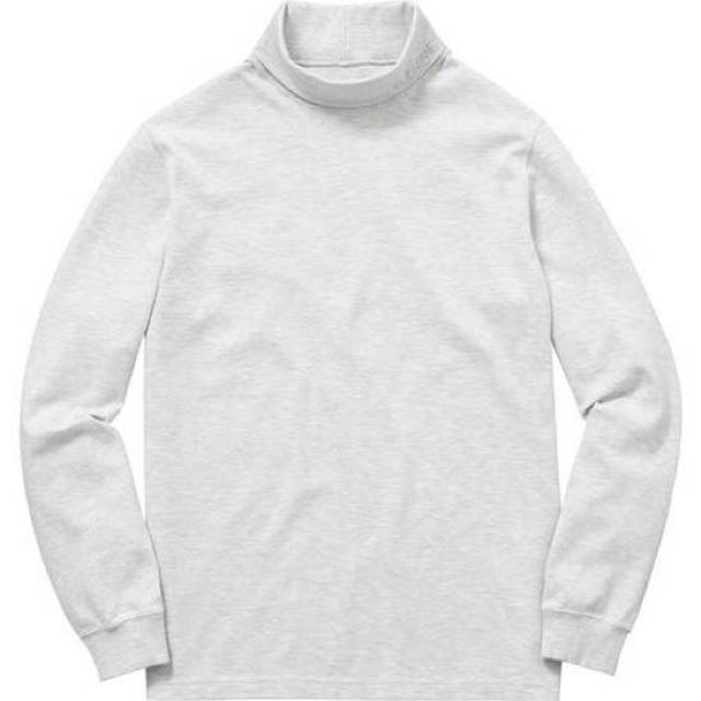 supreme Solid L/S Turtleneck Ash Grey M - その他