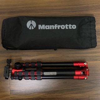 マンフロット(Manfrotto)のManfrotto トラベル三脚 Element スモール アルミ 5段 レッド(その他)