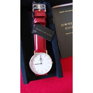 ダニエルウェリントン(Daniel Wellington)の★USA限定モデルDWダニエルウェリントン36mm レッド (腕時計)