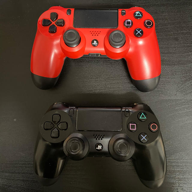 Playstation4 Ps4 コントローラー ジャンク 赤 黒 Dual Shock の通販 By My Shop プレイステーション4ならラクマ