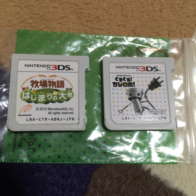 ニンテンドー3DS(ニンテンドー3DS)の牧場物語　はじまりの大地　ぐるぐるちびロボ　3ＤＳ エンタメ/ホビーのゲームソフト/ゲーム機本体(携帯用ゲームソフト)の商品写真