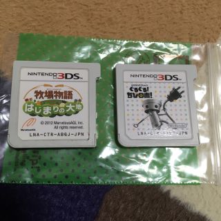 ニンテンドー3DS(ニンテンドー3DS)の牧場物語　はじまりの大地　ぐるぐるちびロボ　3ＤＳ(携帯用ゲームソフト)