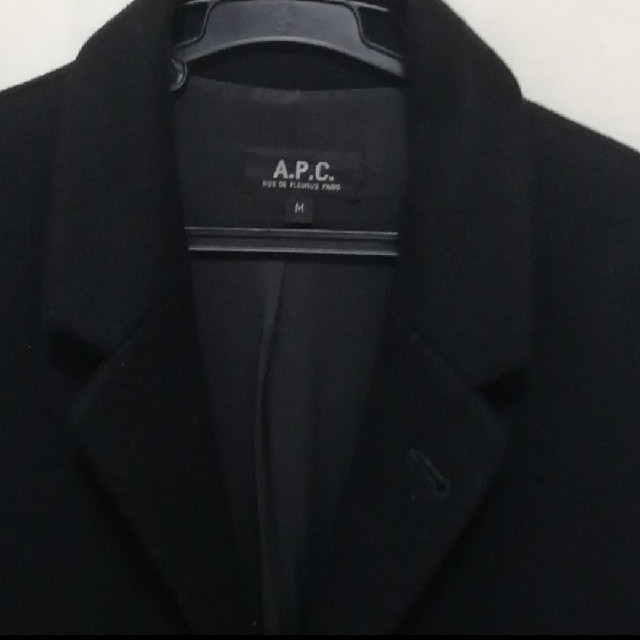 A.P.C(アーペーセー)のA.P.C.　ウールチェスターコート メンズのジャケット/アウター(チェスターコート)の商品写真
