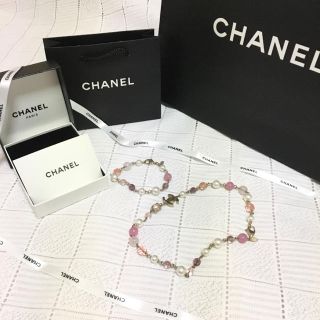 シャネル(CHANEL)の【CHANEL】 シャネル ストーン ネックレス ブレスレット セット(ネックレス)