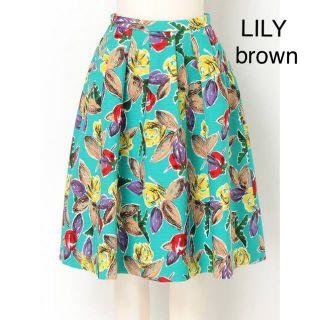 リリーブラウン(Lily Brown)のLILY brown(ひざ丈スカート)