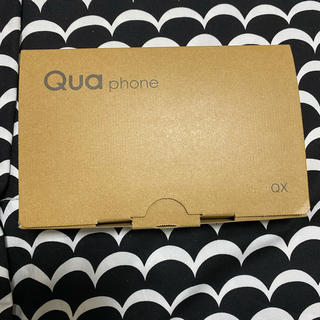 エーユー(au)のQua phone QX ブラック(スマートフォン本体)