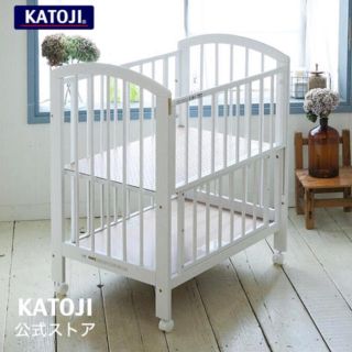 カトージ(KATOJI)の専用！送料込　ベビーベッド　ミニ　カトージ　KATOJI ビアンコ　白　ホワイト(ベビーベッド)