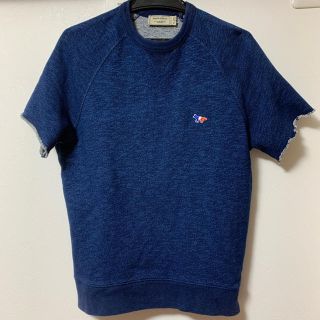 メゾンキツネ(MAISON KITSUNE')のmaison kitsune メゾンキツネ 半袖スウェット tシャツ XS(Tシャツ/カットソー(半袖/袖なし))