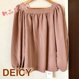 デイシー(deicy)の【新品タグ付】DEICY 七分袖カットソー(カットソー(長袖/七分))