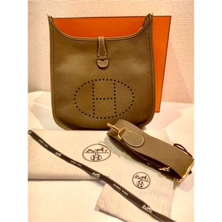 エルメス(Hermes)の【ゆっこさま専用】エルメスエブリン 29  エトープ×ゴールド金具(ショルダーバッグ)