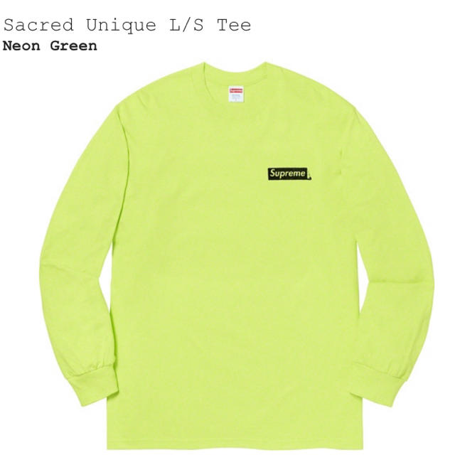 sacred unique L/S tee neon green - Tシャツ/カットソー(七分/長袖)