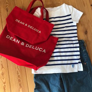 ディーンアンドデルーカ(DEAN & DELUCA)のDEAN & DELUCA 赤　親子トートバック　新品‼︎(トートバッグ)