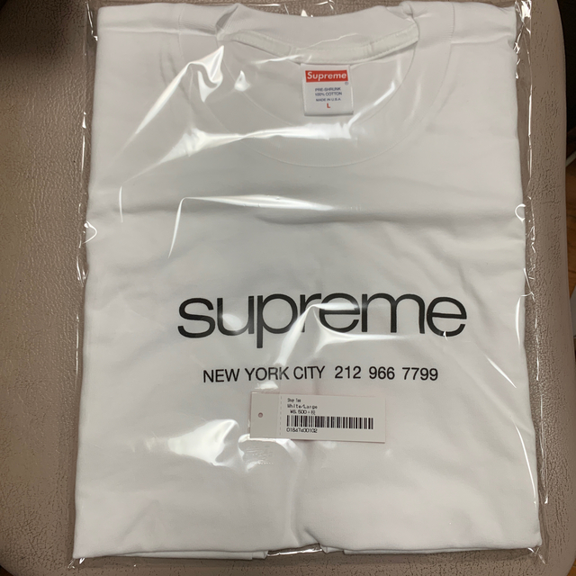 supreme Shop Tee White L サイズ 20ss 1