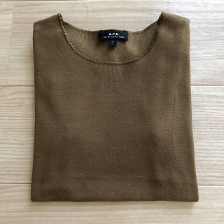 アーペーセー(A.P.C)のA.P.C.  アーペーセー　Tシャツ　レディース　Sサイズ　カーキ(Tシャツ(半袖/袖なし))