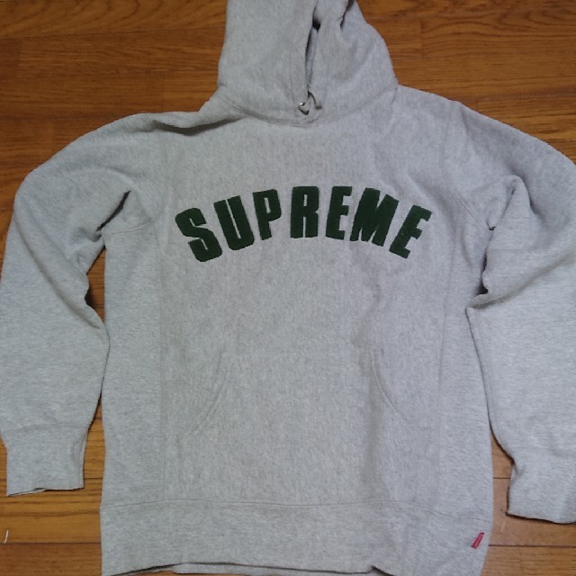 Supreme 17ss Chenille Arc Logo パーカー