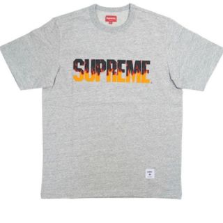 シュプリーム(Supreme)のSupreme Flame S/S Top Heather Grey L(Tシャツ/カットソー(半袖/袖なし))