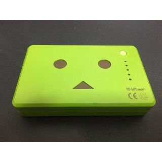 モバイルバッテリー　ダンボー　グリーン(抹茶色)(バッテリー/充電器)