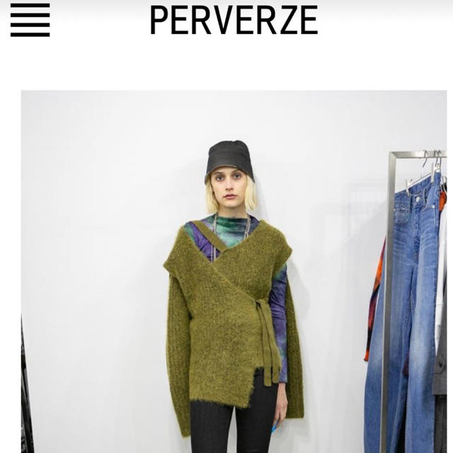 perverze 変形カーディガン モスグリーン | www.innoveering.net