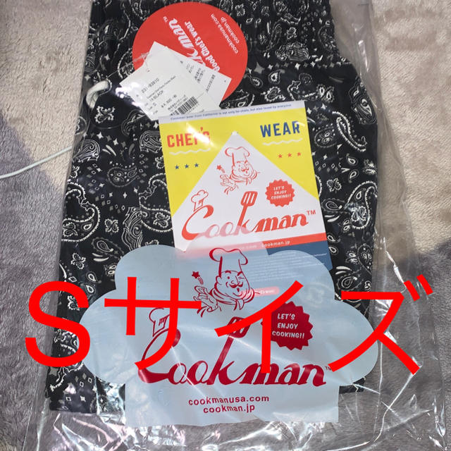 cookman black クックマン　ペイズリー　黒 メンズのパンツ(ワークパンツ/カーゴパンツ)の商品写真