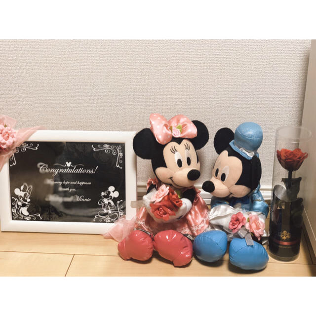 Disney(ディズニー)のミッキー❤︎ミニー　ウエディング エンタメ/ホビーのおもちゃ/ぬいぐるみ(ぬいぐるみ)の商品写真