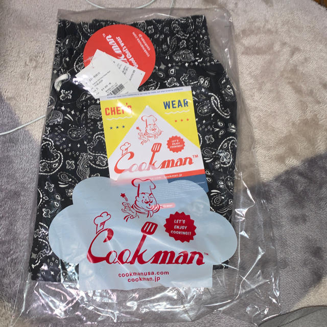 cookman black クックマン　ペイズリー　黒 メンズのパンツ(ワークパンツ/カーゴパンツ)の商品写真