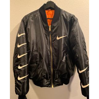 ナイキ(NIKE)のNIKE ナイキ  ma-1 大人気モデル ブラック(フライトジャケット)