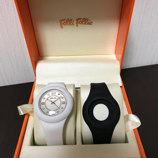 フォリフォリ(Folli Follie)のFolli Follie 替えラバーベルト付腕時計(腕時計)