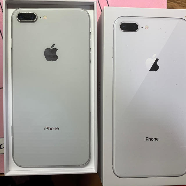 【美品】iPhone8 Plus Silver 64GB オマケ付き