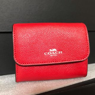 コーチ(COACH)のコーチ　coach 新品　ミニ　財布　コインケース　カードケース　赤(財布)