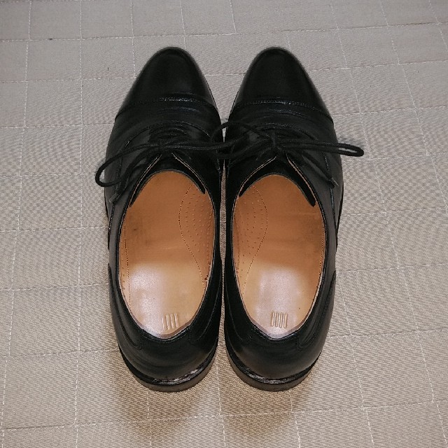 スーツセレクト　ストレートチップ　革靴　ビジネスシューズ　ブラック　25.0cm メンズの靴/シューズ(ドレス/ビジネス)の商品写真