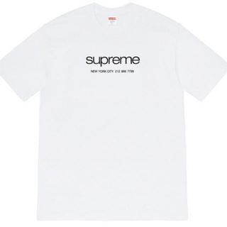 シュプリーム(Supreme)のshop tee 白M(Tシャツ/カットソー(半袖/袖なし))