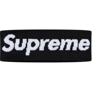 シュプリーム(Supreme)の試着のみSupreme New Era Big Logo Headband 黒(その他)