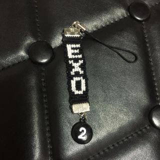 エクソ(EXO)のEXO ストラップ【ハンドメイド】(キーホルダー)