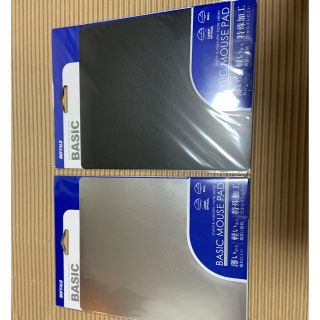 バッファロー(Buffalo)のBUFFALO バッファロー メタル調マウスパッド BSPD10SV BK(PC周辺機器)
