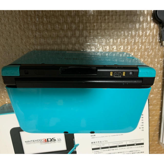 【生産終了レアカラー】3DS LL リミテッドパック ターコイズ×ブラック エンタメ/ホビーのゲームソフト/ゲーム機本体(携帯用ゲーム機本体)の商品写真