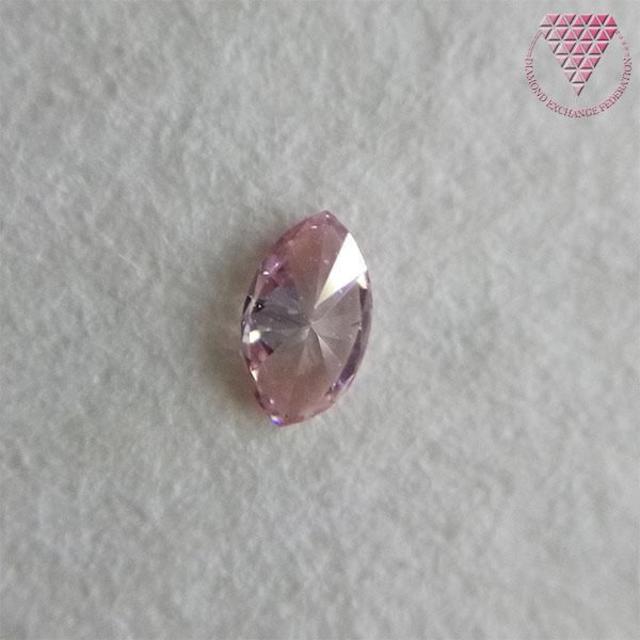 0.030 ct F.Pink VS2 天然 ピンク ダイヤ レディースのアクセサリー(リング(指輪))の商品写真