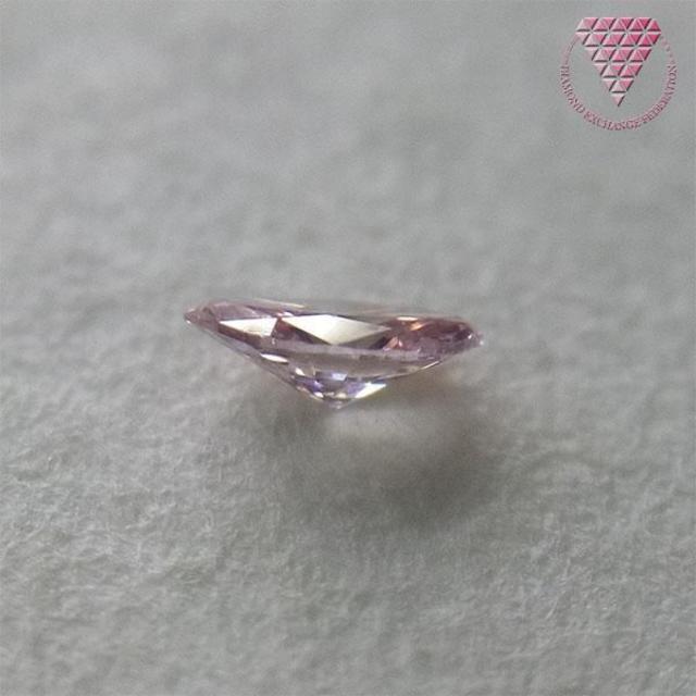 0.030 ct F.Pink VS2 天然 ピンク ダイヤ レディースのアクセサリー(リング(指輪))の商品写真