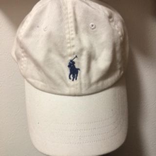 ポロラルフローレン(POLO RALPH LAUREN)のpolo ラルフローレン　キャップ　ホワイト(キャップ)