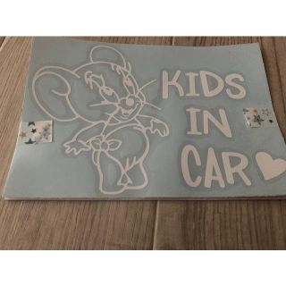 トムとジェリー　ニブルス　kids in car ステッカー(その他)