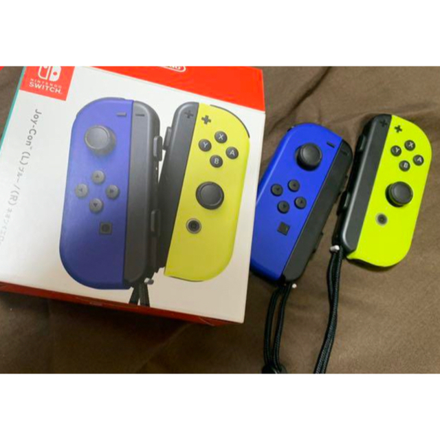 Nintendo Switch Joy Con ブルー ネオンイエロー 即日発送 ジョイコンの通販 By Akashi S Shop ニンテンドースイッチならラクマ