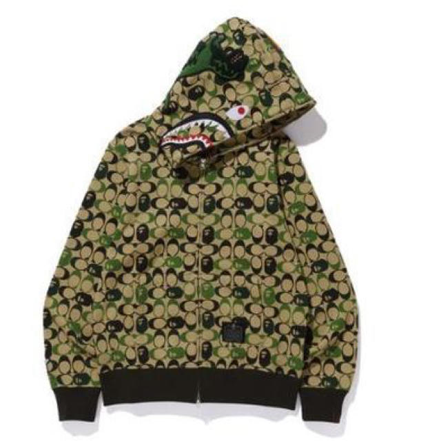 MCM × BAPE SHARK ZIP HOODIE XL パーカー