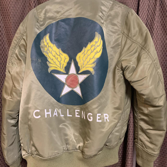 CHALLENGER チャレンジャー　MA1 フライトジャケット　M メンズのジャケット/アウター(フライトジャケット)の商品写真