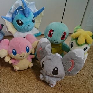 ポケモン(ポケモン)のGW限定値引き‼️ポケモンセンター ぬいぐるみ 9点セット(ぬいぐるみ)