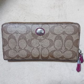 コーチ(COACH)のCOACH/長財布/パープル(財布)